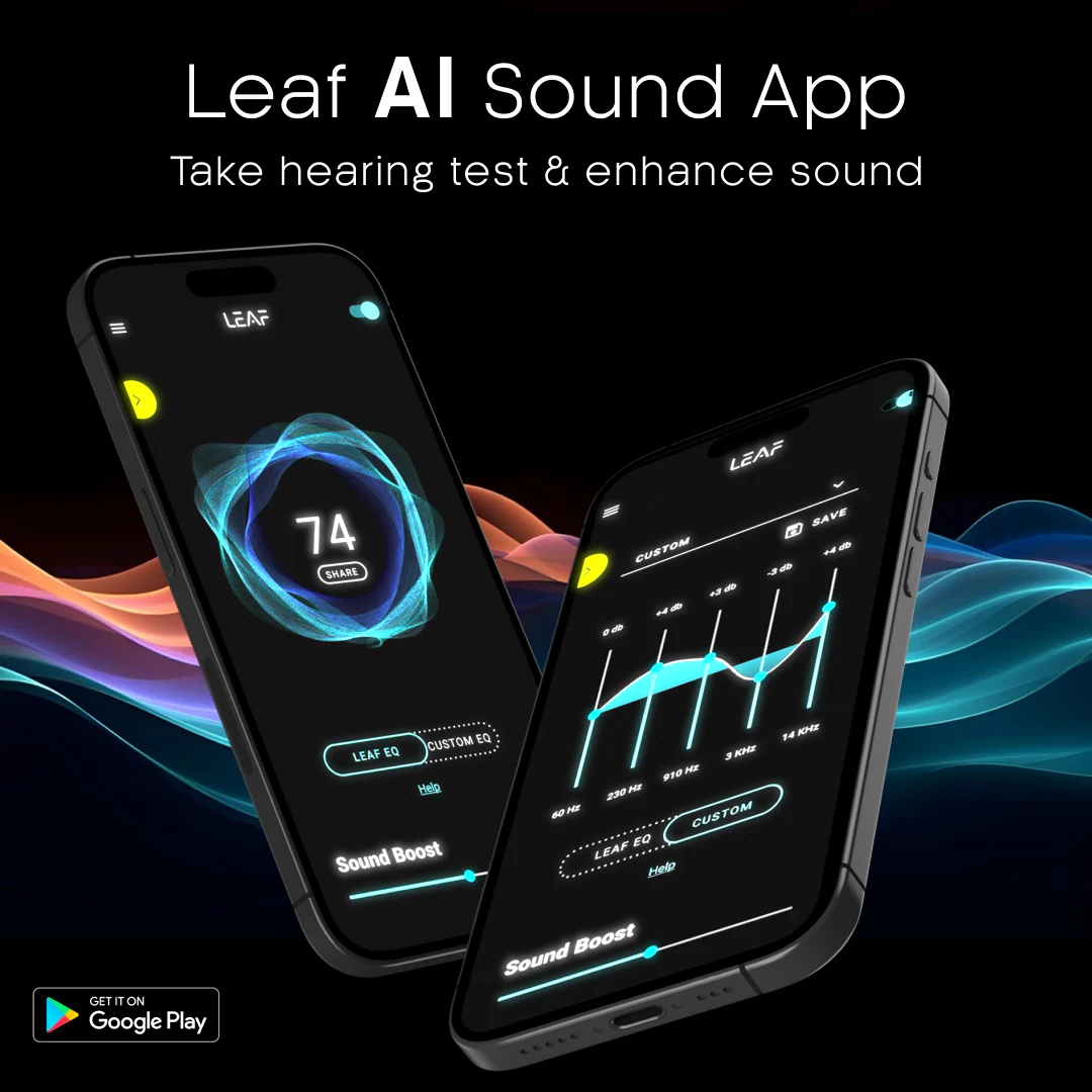 Leaf Buds X614 Wireless Earbuds with ANC (Pure White) - Image 3